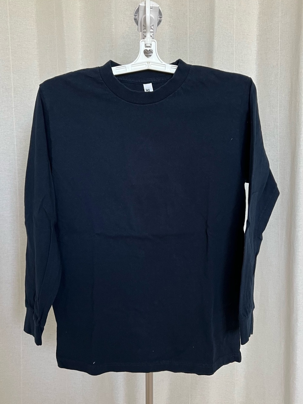 Alstyle Navy Long Sleeve Crewneck Tee